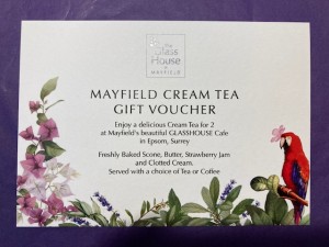 Mayfield's Cream Tea For 2 (Gift Voucher)